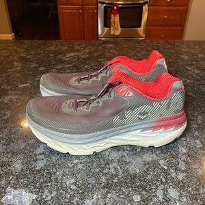 HOKA ONE ONE M Bondi 5 Gray Neutral Running Shoes Men's US 13 Athletic Sports